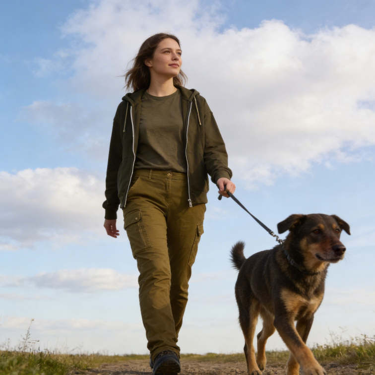 kalhoty Varnamo Vintage Canvas Ladies - Pinewood