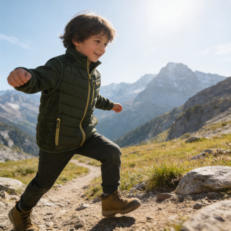 dětská vesta prošívaná Moor Padded - Deerhunter