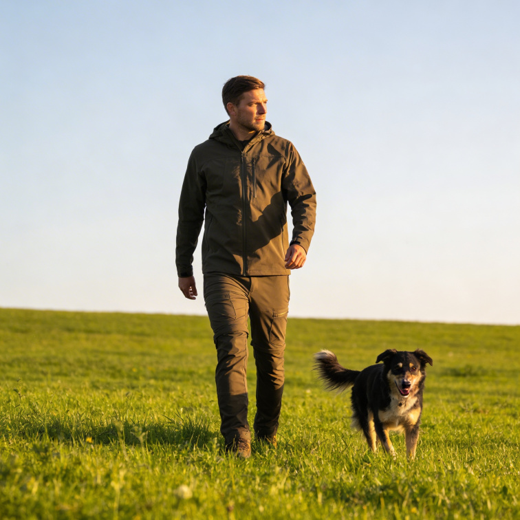 pánské kalhoty Finnveden Hybrid Zip-Off - Pinewood