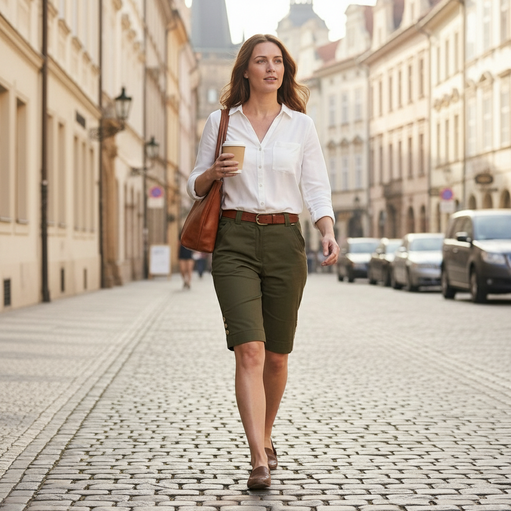 dámské kraťasy zelené Zaira - Margita