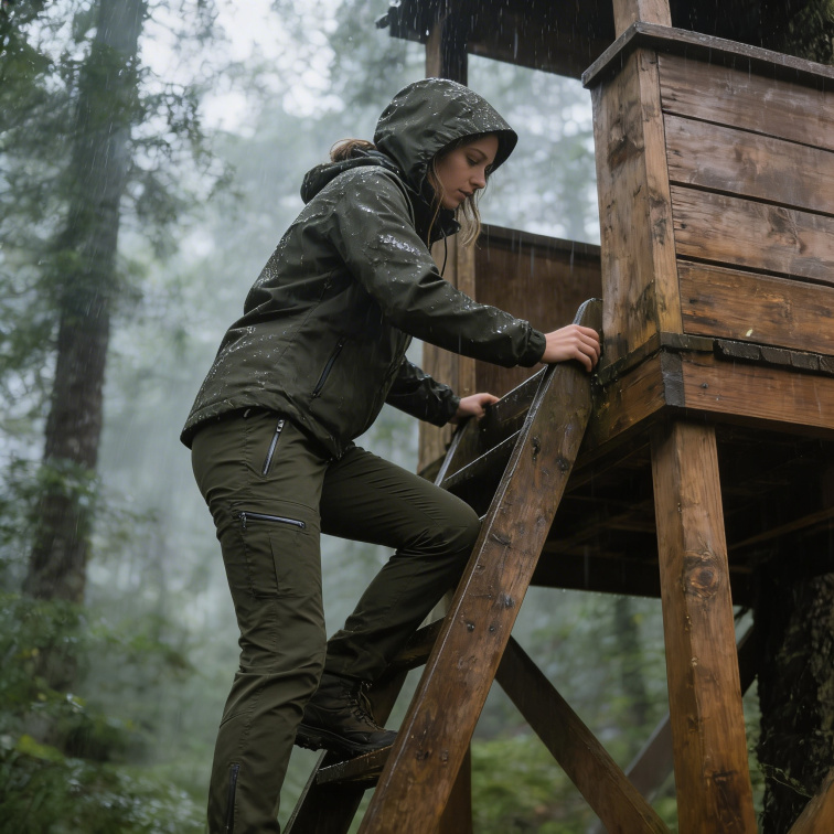 kalhoty Wilda Stretch Shell Ladies - Pinewood