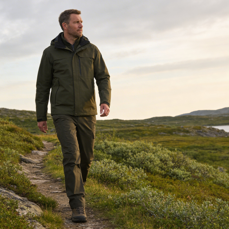 pánské kalhoty Finnveden Outdoor Dark Olive - Pinewood