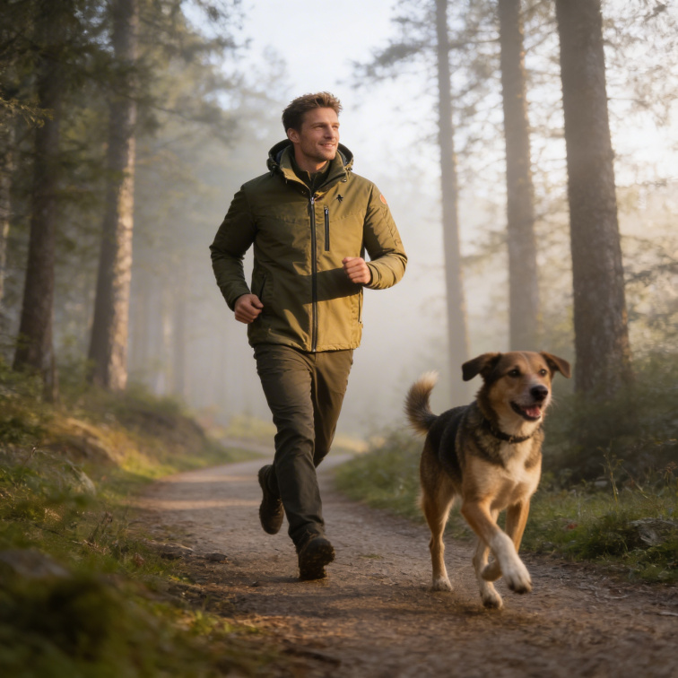pánská bunda Finnveden Hybrid H.Olive - Pinewood