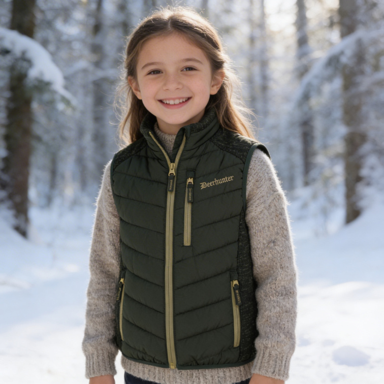 dětská vesta prošívaná Moor Padded - Deerhunter