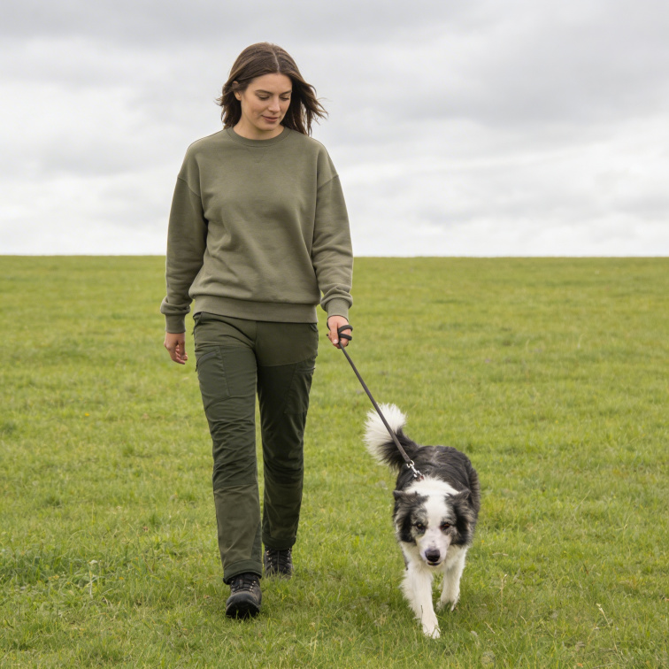 kalhoty Retriever Active Ladies Green - Pinewood