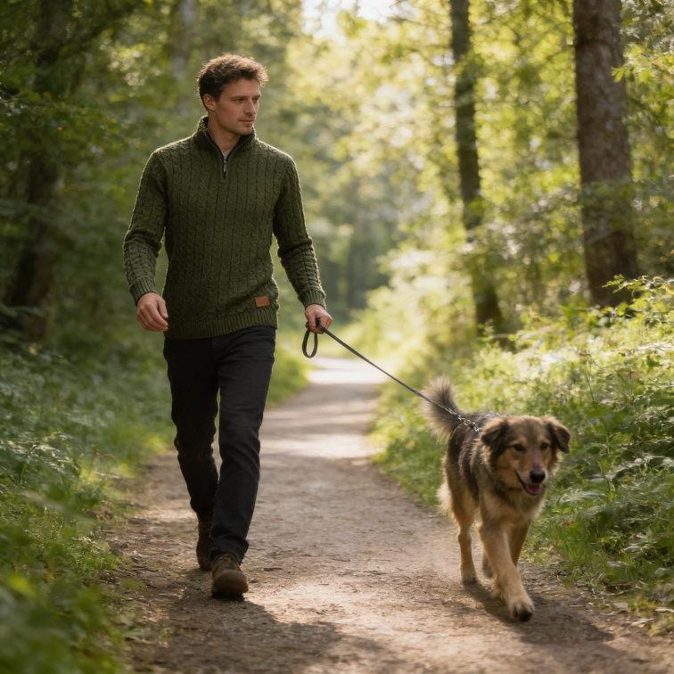 vlněný copánkový svetr - C.I.T.