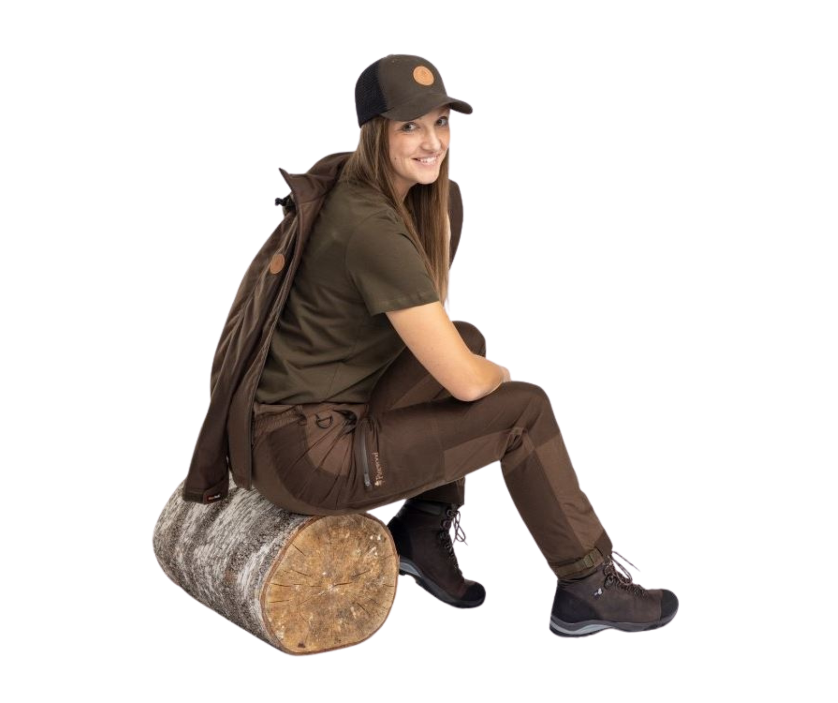 kalhoty Retriever Active Ladies Brown - Pinewood