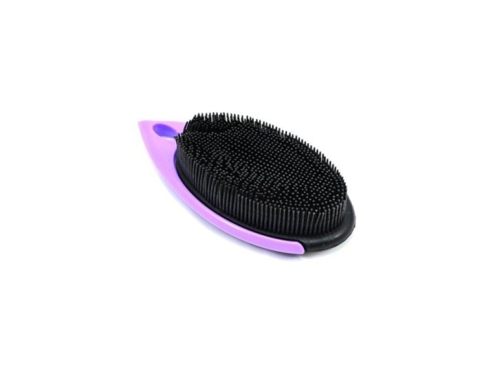 Poka Premium Shaggy purple rubber brush kartáč na psí chlupy