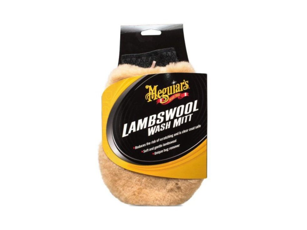 Meguiar's Lambswool Wash Mitt - mycí rukavice z pravé jehněčí vlny