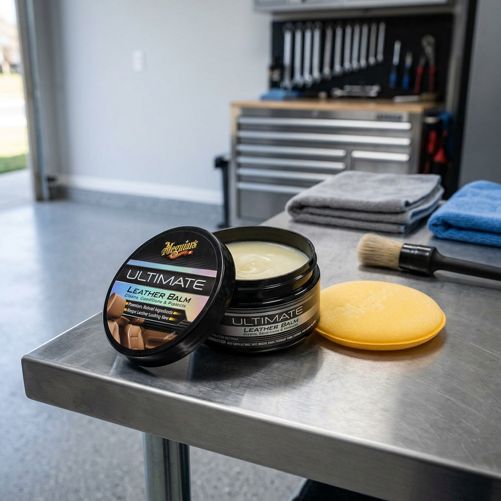 Meguiar's Ultimate Leather Balm - luxusní balzám na přírodní i umělou kůži, 160 g
