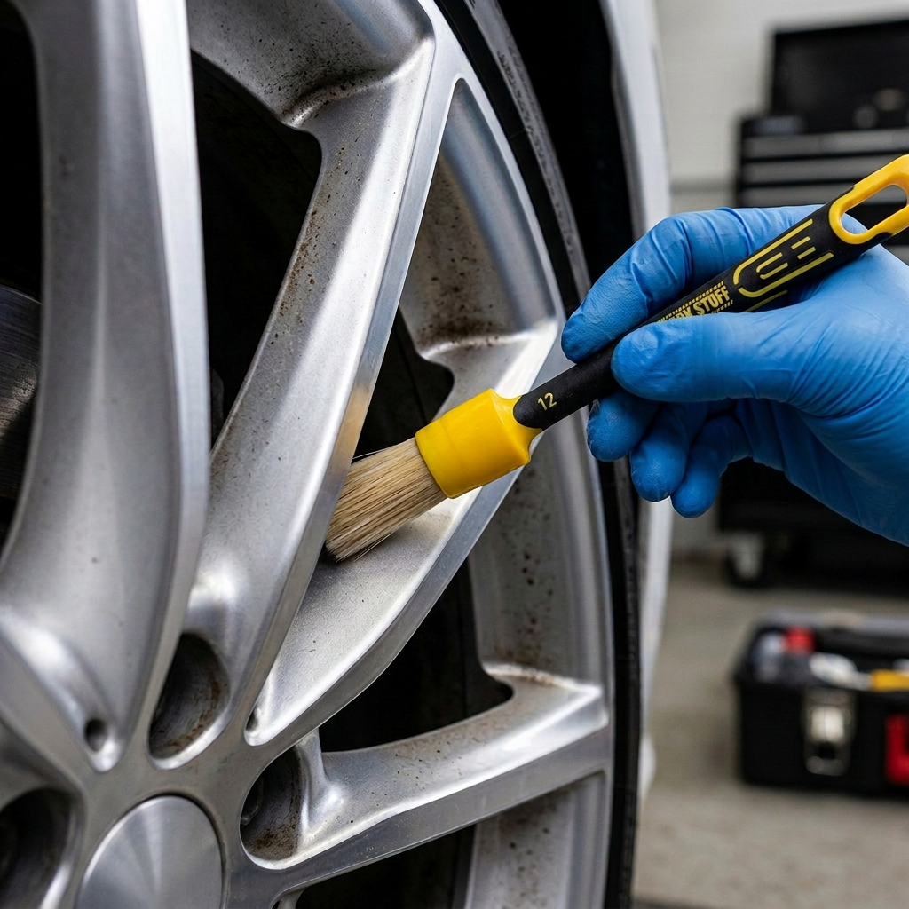 Work Stuff Detailing Brush Rubber 24 mm štětec na ALU kola