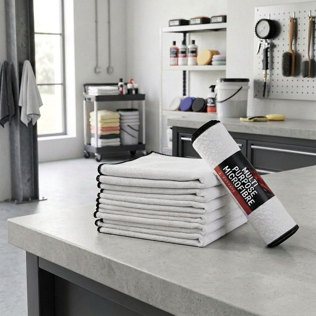 ValetPro Micro Fibre Cloth (6 pack) White mikrovláknové utěrky