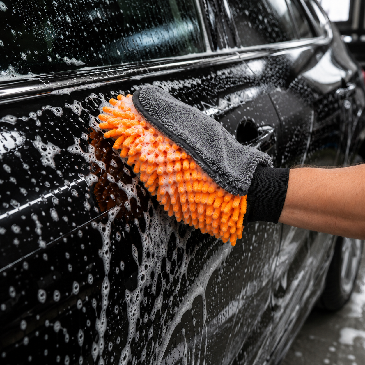 Meguiar's Hybrid Wash Mitt - hybridní mycí rukavice z mikrovlákna