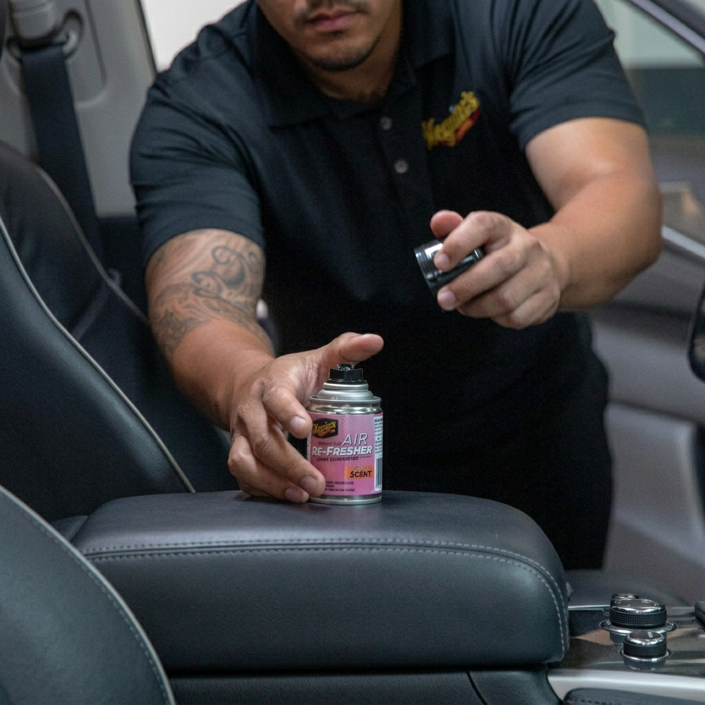 Meguiar's Air Re-Fresher Odor Eliminator - Fiji Sunset Scent - čistič klimatizace + pohlcovač pachů + osvěžovač vzduchu, vůně "Fiji Sunset", 71 g