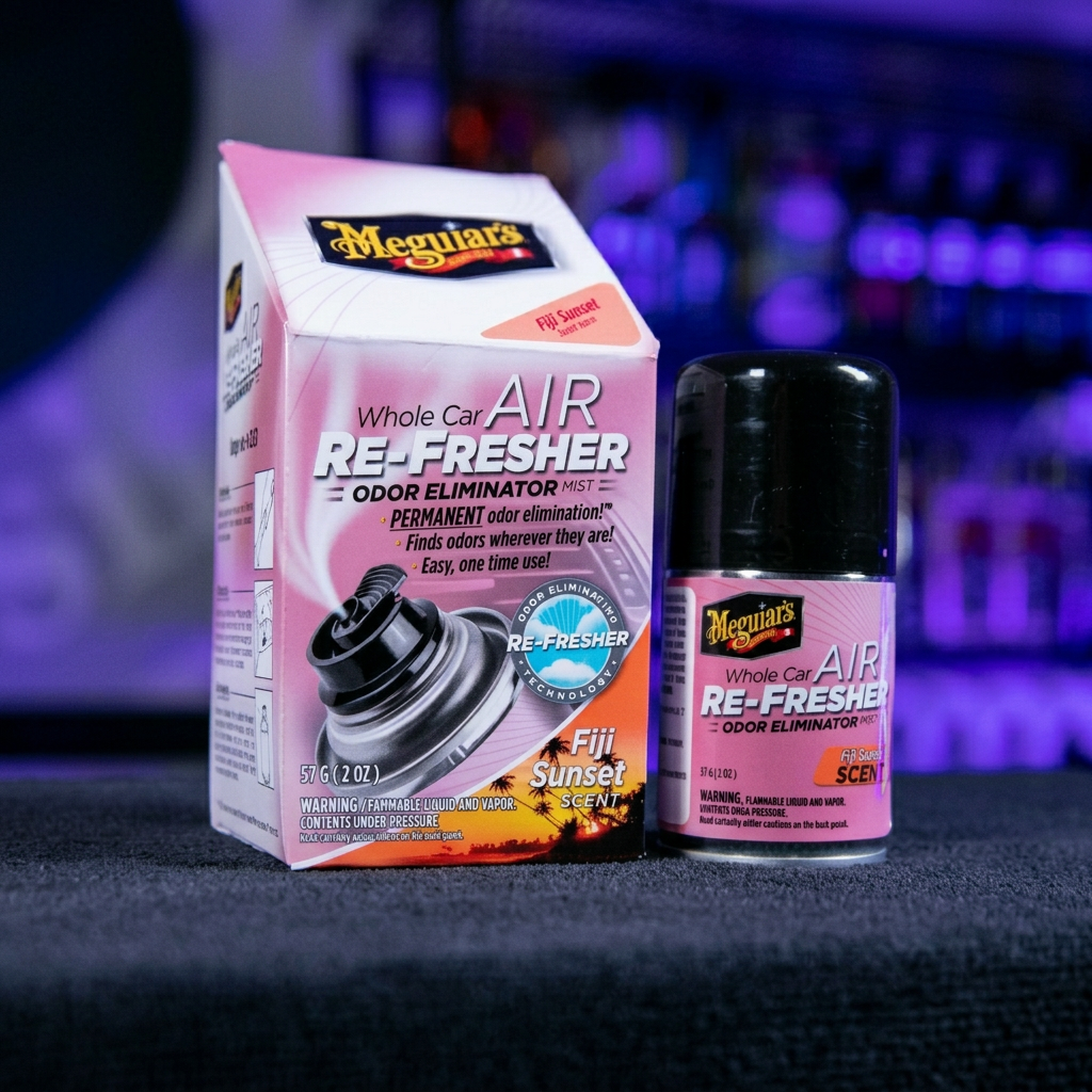 Meguiar's Air Re-Fresher Odor Eliminator - Fiji Sunset Scent - čistič klimatizace + pohlcovač pachů + osvěžovač vzduchu, vůně "Fiji Sunset", 71 g