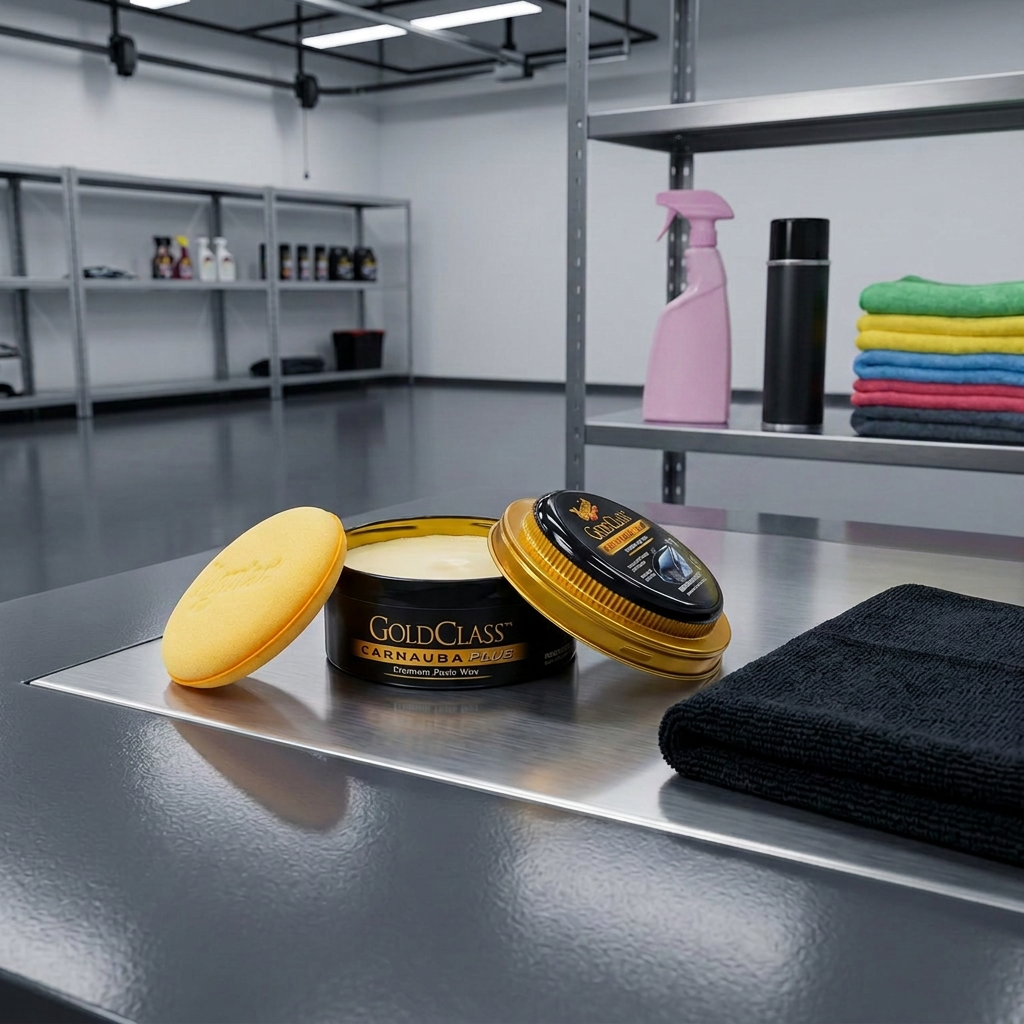 Meguiar's Gold Class Carnauba Plus Premium Paste Wax - tuhý vosk s obsahem přírodní karnauby, 311 g