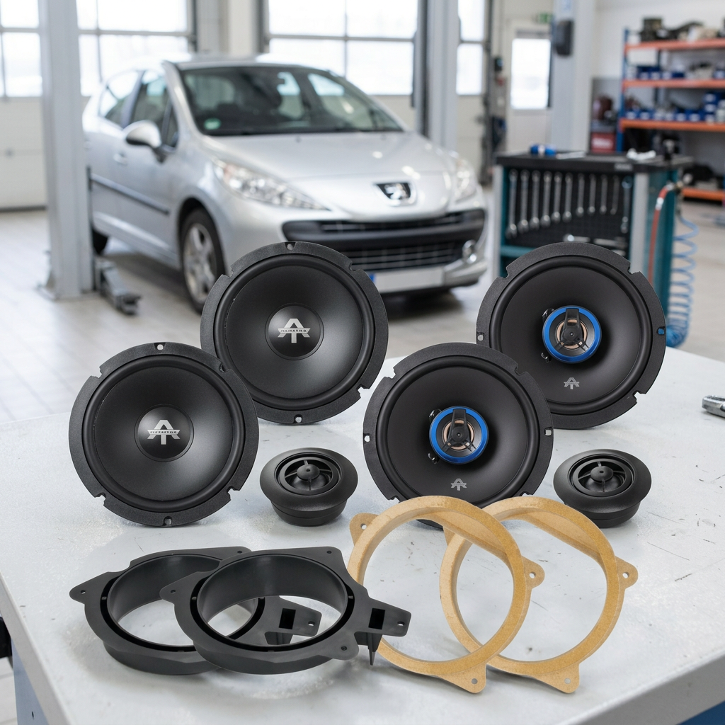 Přední a zadní reproduktory do Peugeot 207 (2006-2012) - Autotek