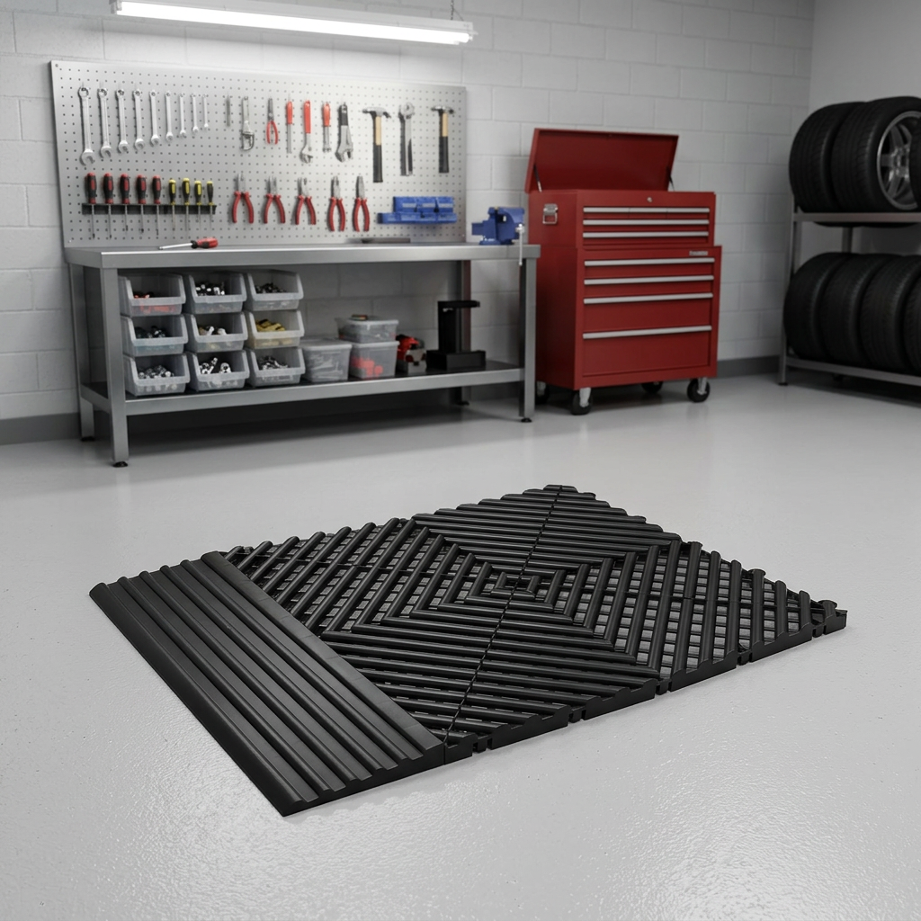 Nájezdová hrana modulární podlahy samec Maxton Floor Edge Tile Male V2