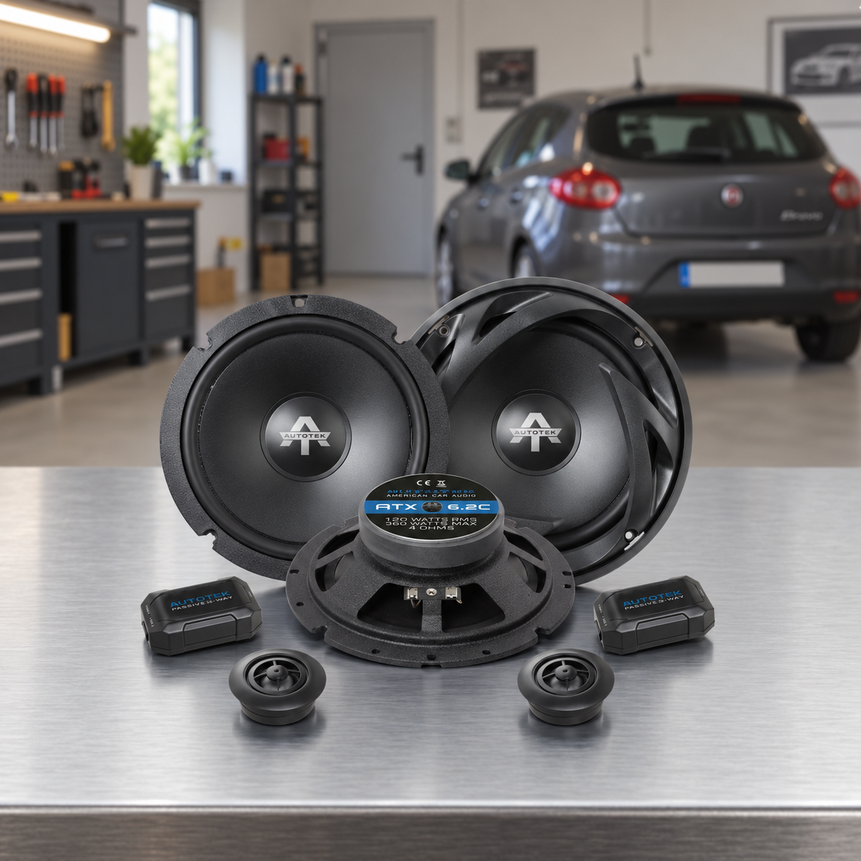 Přední a zadní reproduktory do Fiat Bravo II (2007-2014) - Autotek