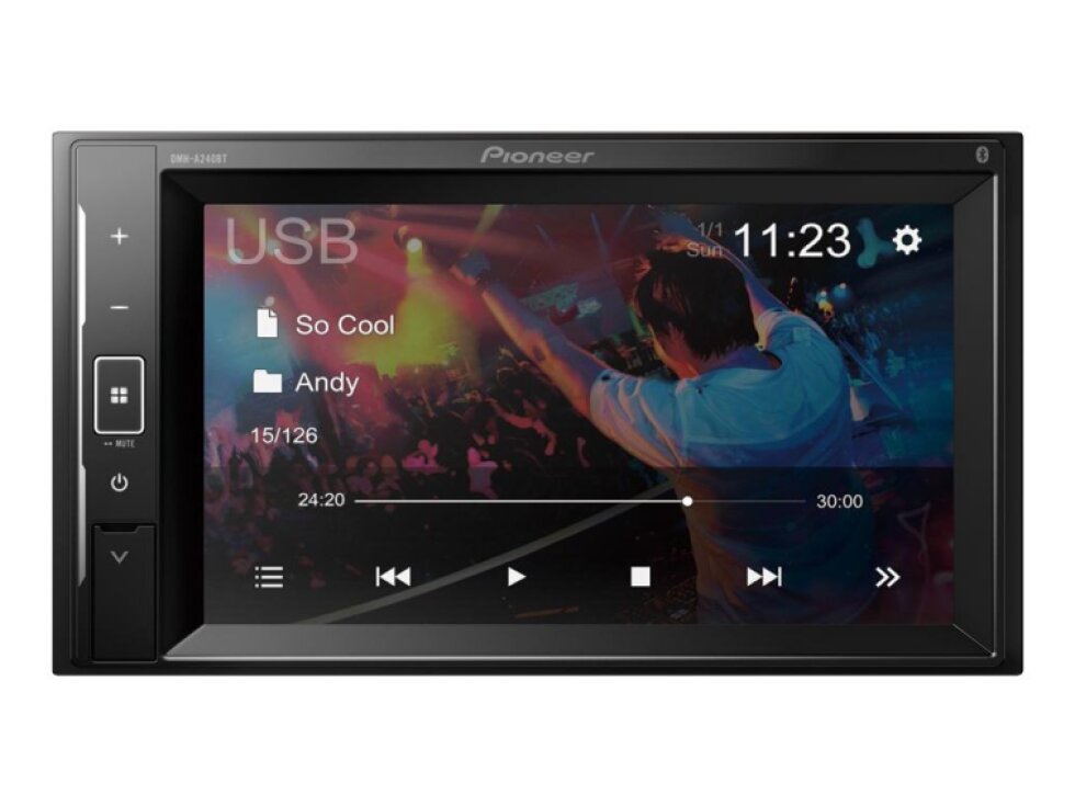 2DIN autorádio Pioneer DMH-A240BT