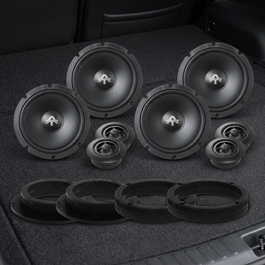 Přední a zadní reproduktory do Škoda Octavia II (2004-2013) - Autotek