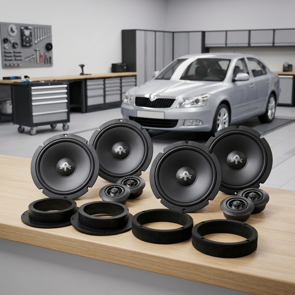 Přední a zadní reproduktory do Škoda Octavia II (2004-2013) - Autotek