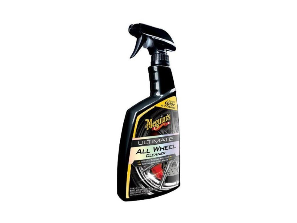 Meguiar's Ultimate All Wheel Cleaner - náš nejúčinnější, pH neutrální čistič na kola s přebarvováním do ruda, 709 ml