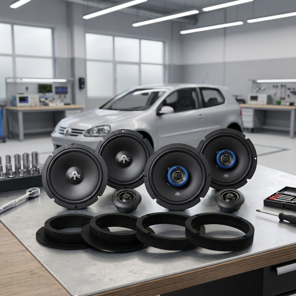 Přední a zadní reproduktory do Volkswagen Golf V (2003-2009) - Autotek