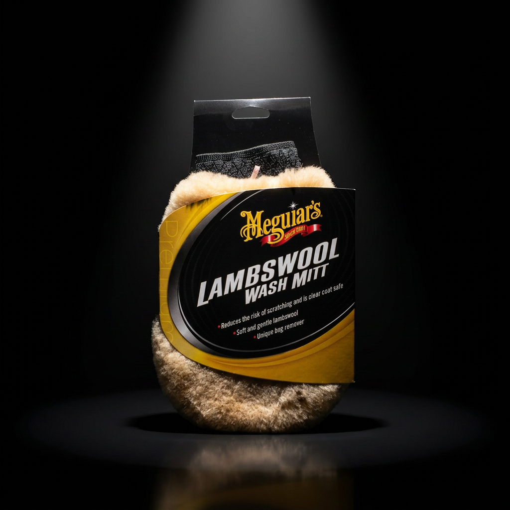 Meguiar's Lambswool Wash Mitt - mycí rukavice z pravé jehněčí vlny