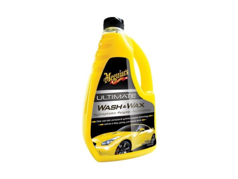 Meguiar's Ultimate Wash & Wax - luxusní, nejkoncentrovanější autošampon s příměsí karnauby a polymerů, 1420 ml
