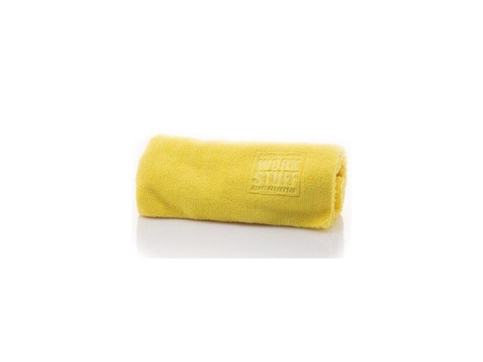 Work Stuff Gentleman Basic Yellow 350 GSM 40x40 cm leštící utěrka žlutá