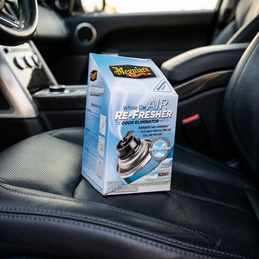 Meguiar's Air Re-Fresher Odor Eliminator - Summer Breeze Scent - čistič klimatizace + pohlcovač pachů + osvěžovač vzduchu, vůně "Summer Breeze", 71 g