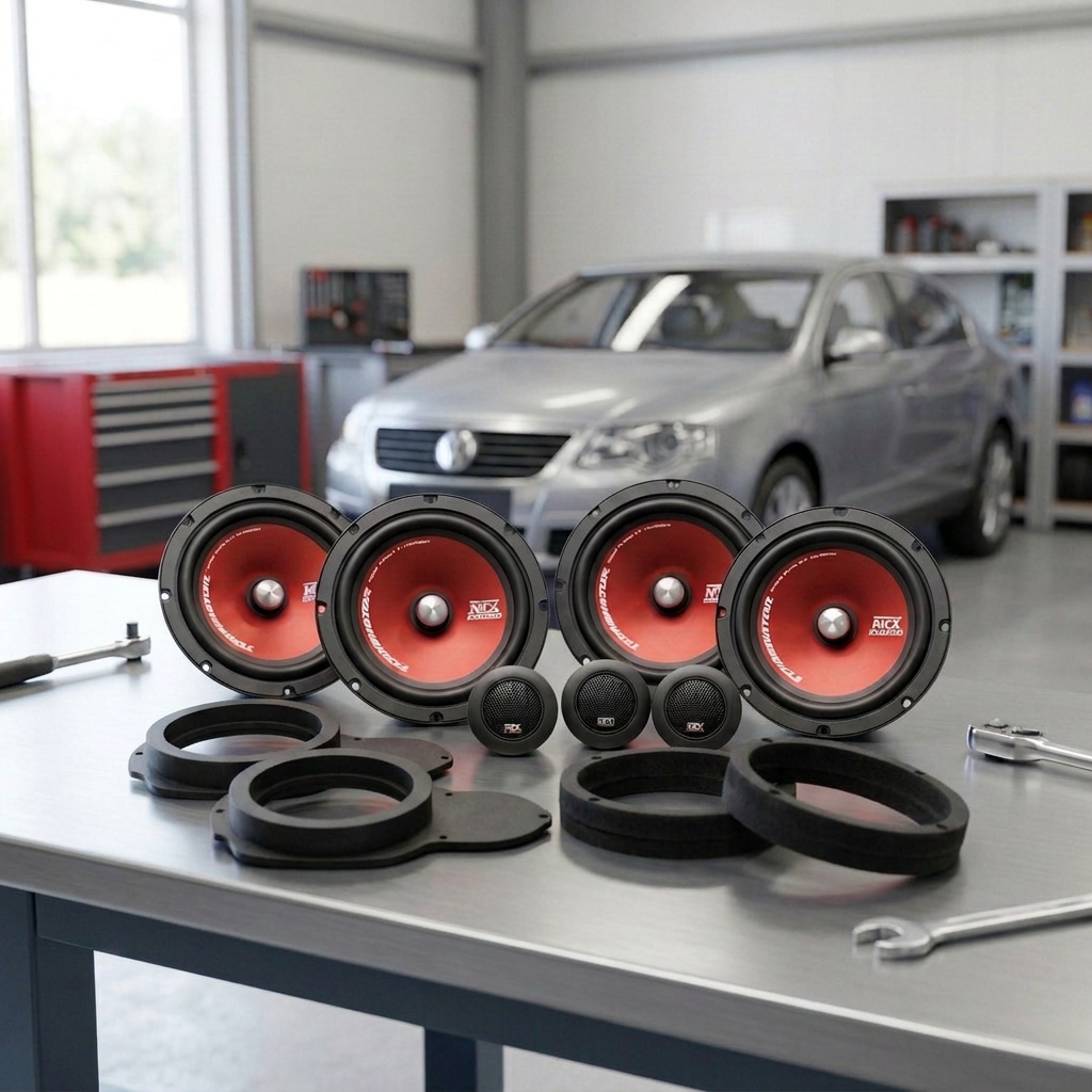 Přední a zadní reproduktory do Volkswagen Passat B6 a B7 (2006-2014) - MTX Audio
