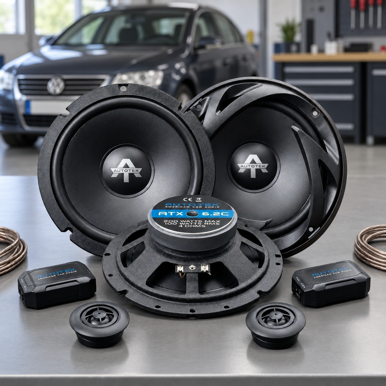 Přední reproduktory do Volkswagen Passat B6 a B7 (2006-2014) - Autotek
