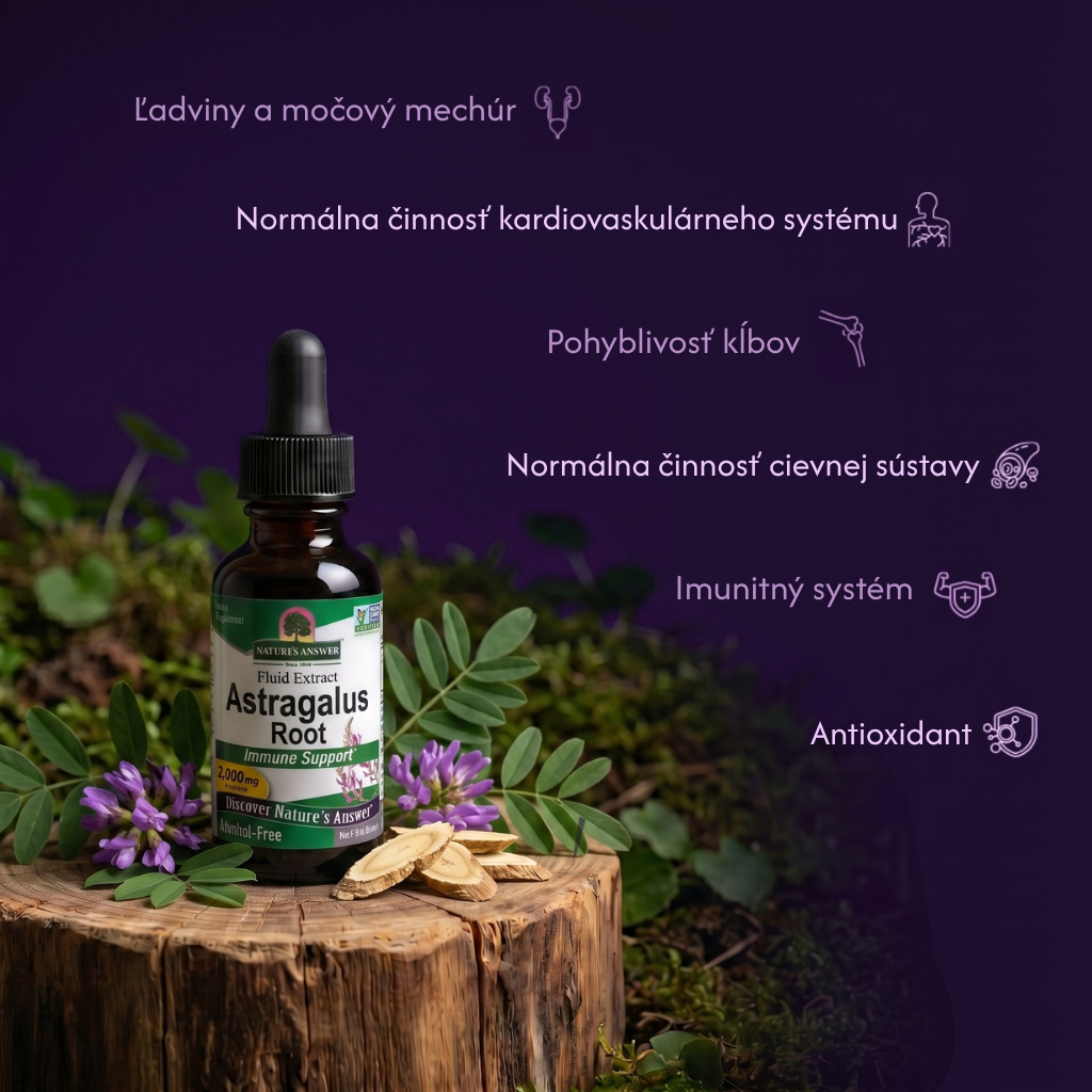 Kozinec blanitý, bylinné kvapky, 30 ml, Nature's Answer