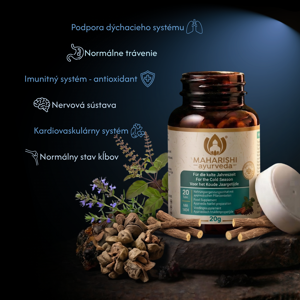Pre chladné obdobie, 20 tabliet, Maharishi Ayurveda