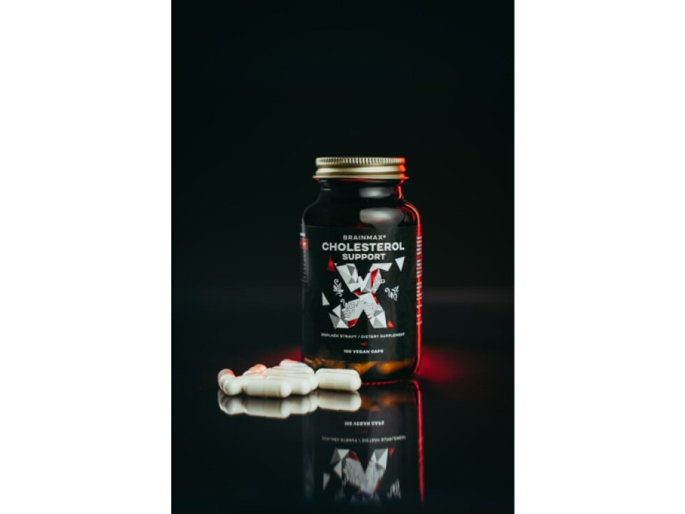 BrainMax Cholesterol Support 100 rostlinných kapslí