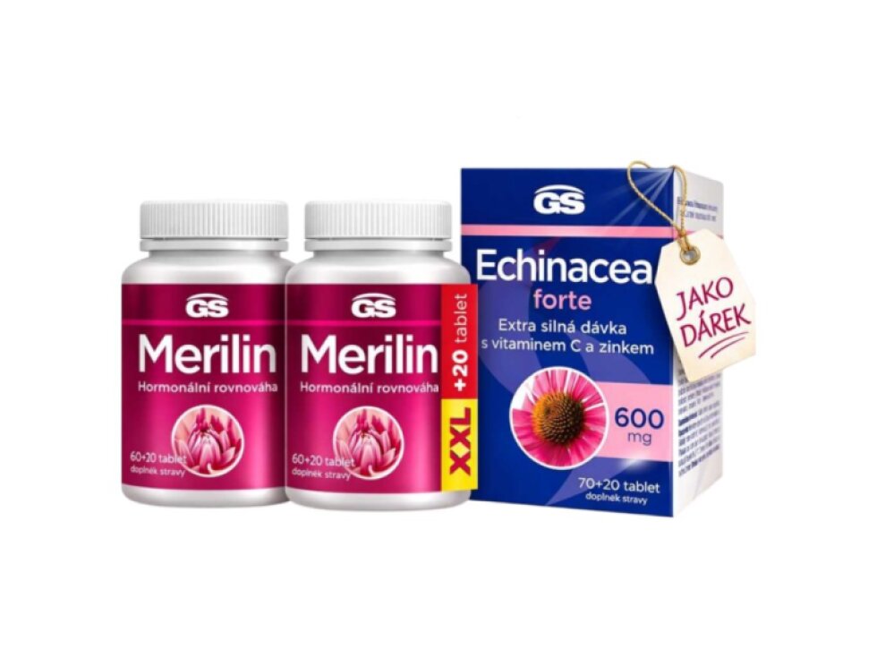 2x GS Merilin original XXL 60+20 tbl.