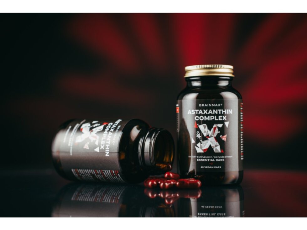 BrainMax Astaxanthin Complex 60 rostlinných kapslí