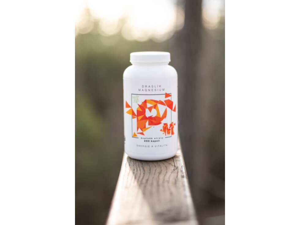 BrainMax Draslík Magnesium Draslík citrát + Hořčík malát 200 rostlinných kapslí