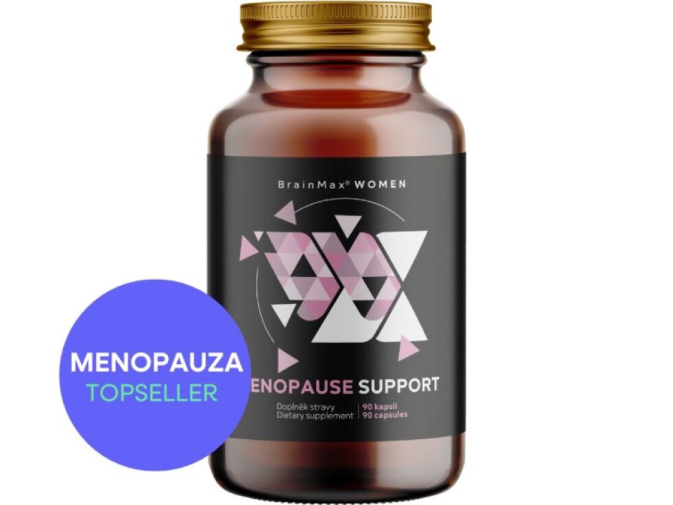 BrainMax Women Menopause Support podpora při menopauze 90 rostlinných kapslí