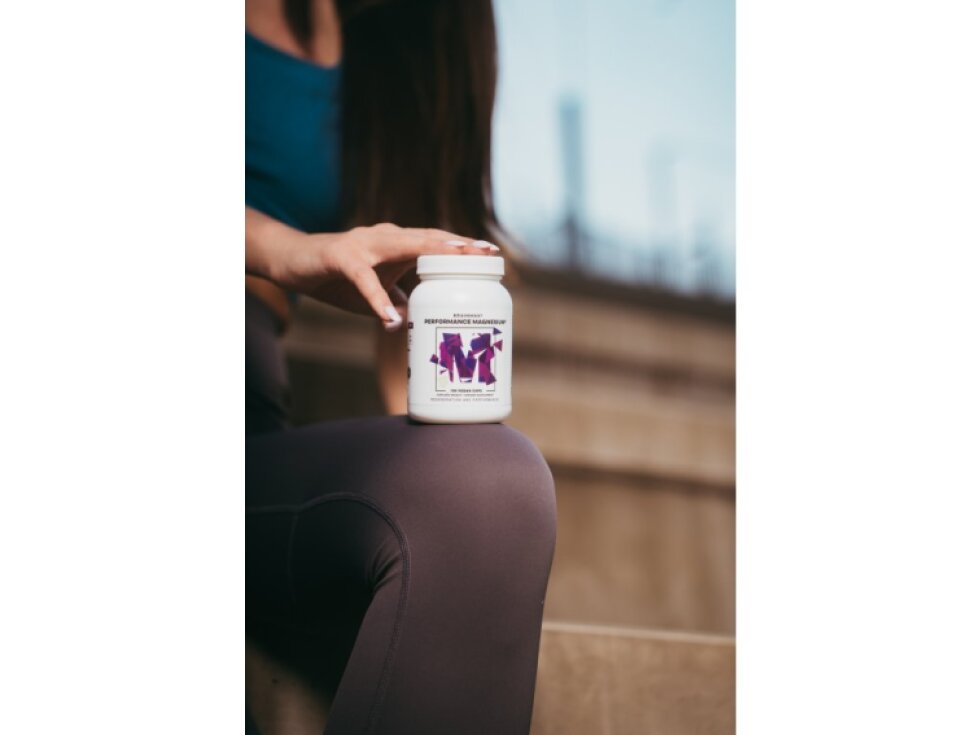 Performance Magnesium®, 1000 mg, Hořčík 200 mg + Vitamín B6 P5P, 100 vegan kapslí