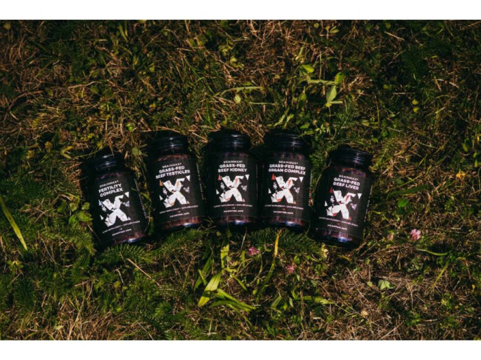 BrainMax Grass – Fed Beef testicles hovězí varlata 240 kapslí