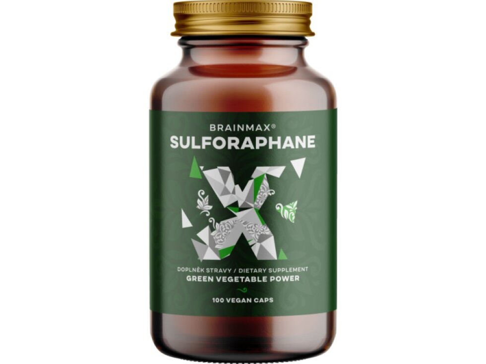 BrainMax Sulforaphane 35 mg Sulforafan 100 rostlinných kapslí