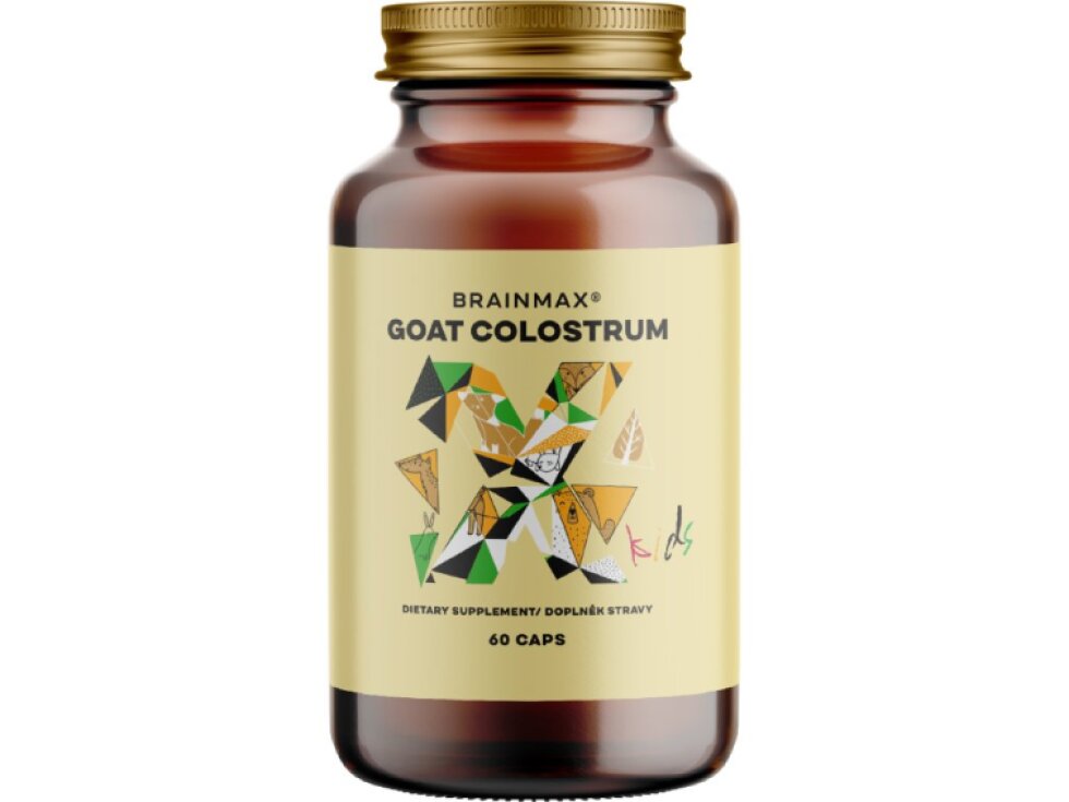 BrainMax KIDS Goat Colostrum 60 rostlinných kapslí