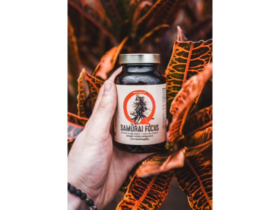 BrainMax Samurai Focus 120 rostlinných kapslí
