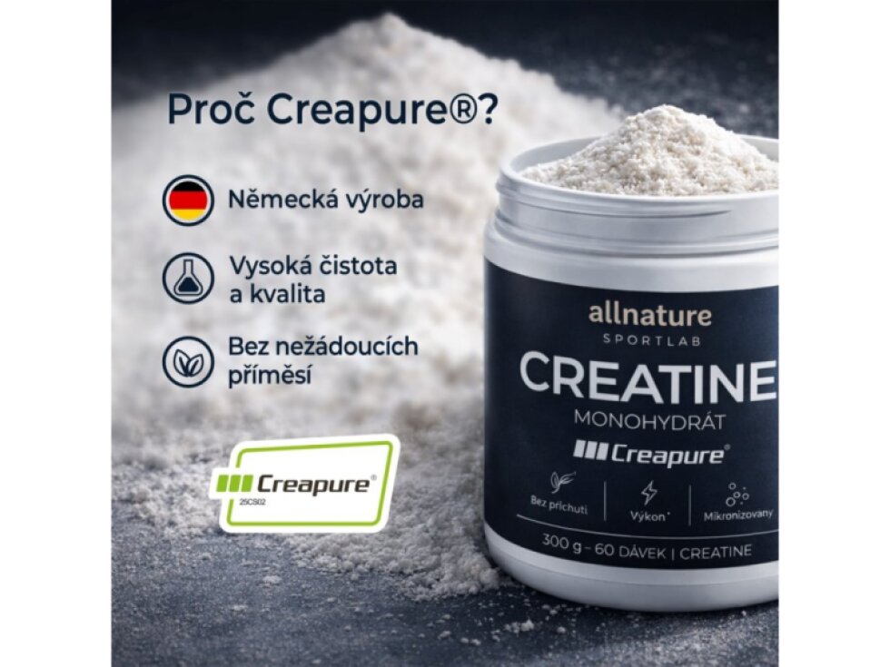 Allnature Sportlab Creatine Creapure® 300 g