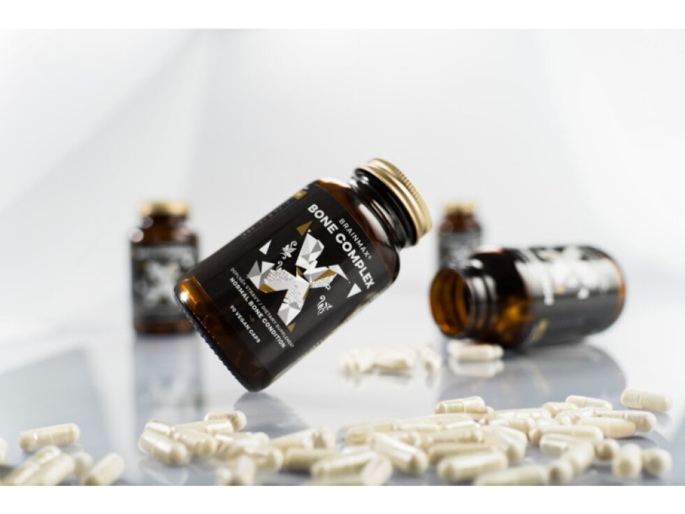 BrainMax Bone Complex podpora zdraví kostí 90 rostlinných kapslí