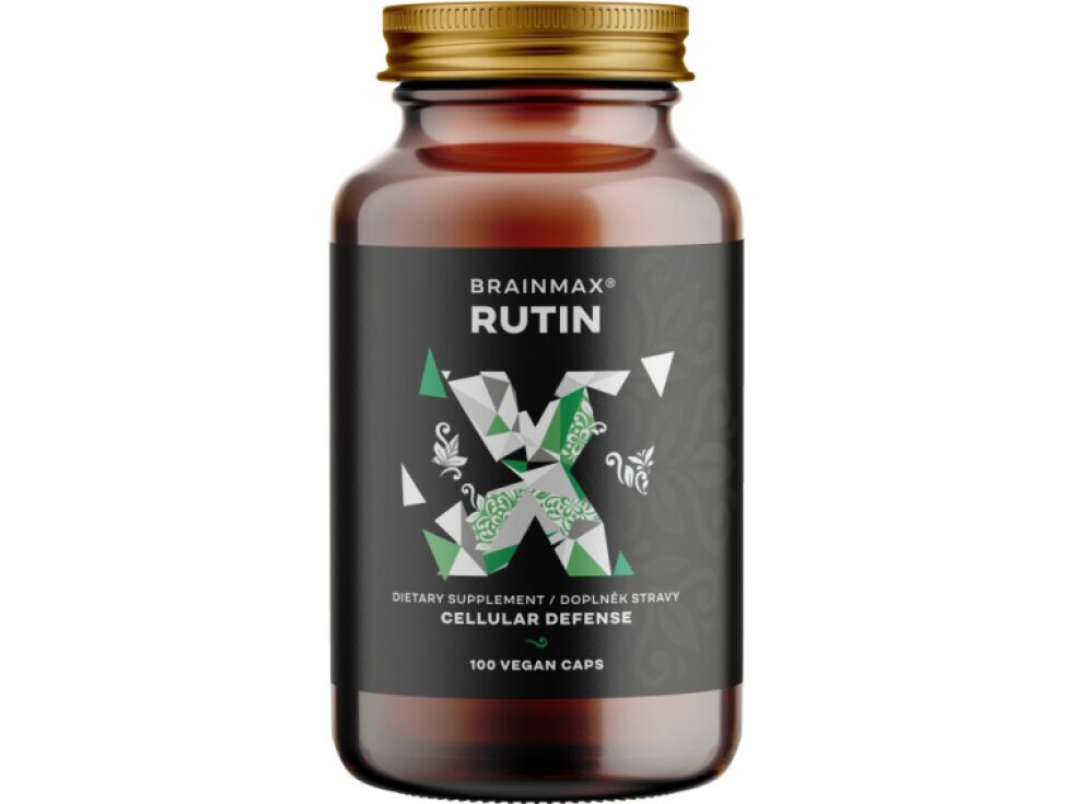 BrainMax Rutin 500 mg 100 rostlinných kapslí