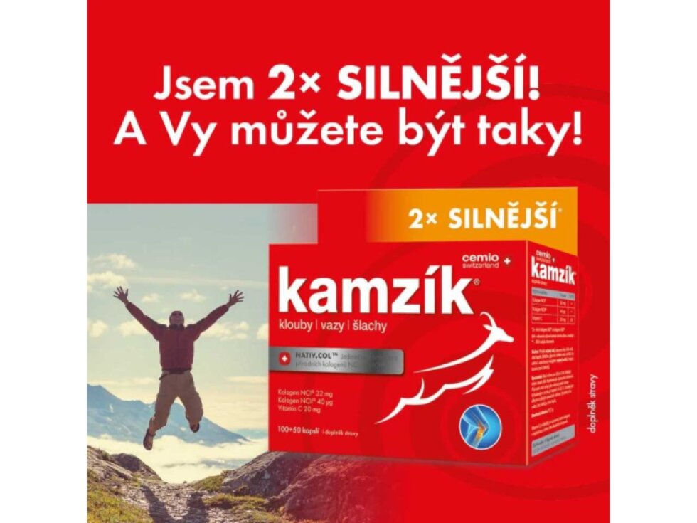 Kamzík® 2x Silnější 100 kapslí + 50 kapslí